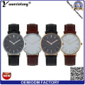 Yxl-565 Relojes De Cuarzo De Acero Inoxidable Hombres Correa De Cuero De Lujo Hombre Reloj De Pulsera